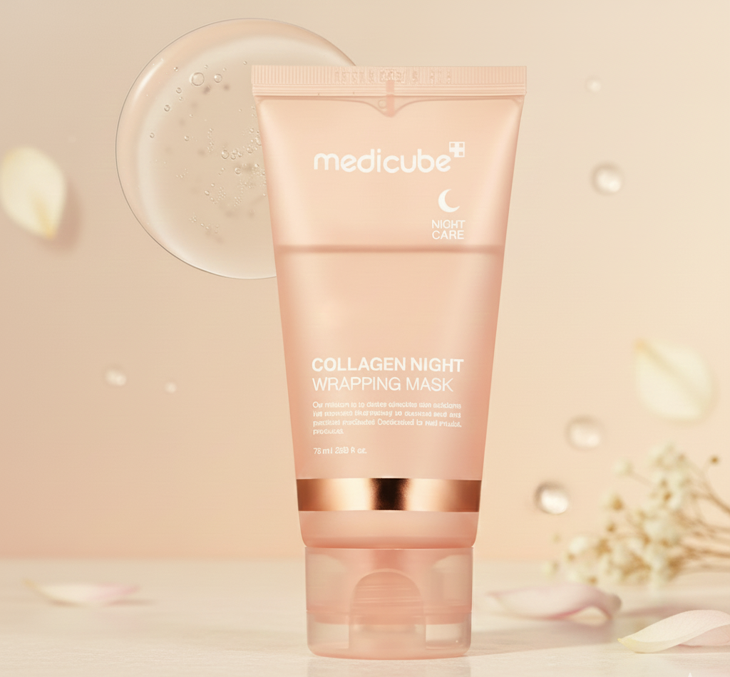 Medicube Collagen Night Wrapping Mask Overnight Elasticity And Hydration Peel Off Mask Providing Gentle Care - 75ML