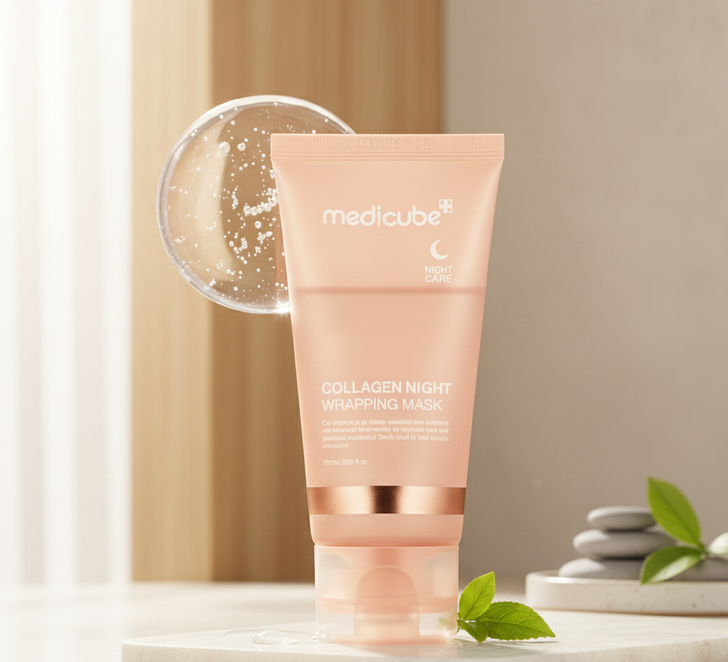 Medicube Collagen Night Wrapping Mask Overnight Elasticity And Hydration Peel Off Mask Providing Gentle Care - 75ML
