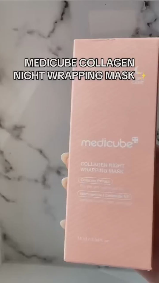 Medicube Collagen Night Wrapping Mask Overnight Elasticity And Hydration Peel Off Mask Providing Gentle Care - 75ML